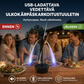 USB-ladattava vedettävä ulkokärpäskarkoitustuuletin