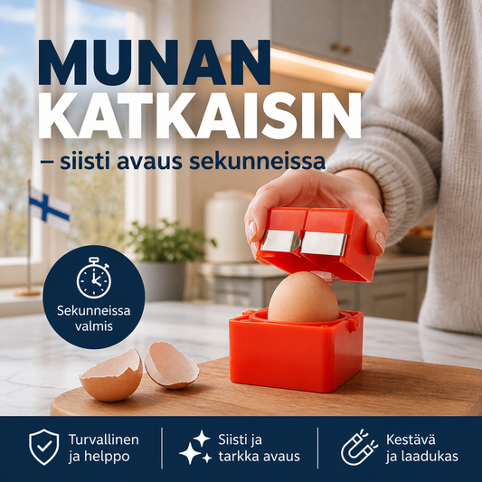 🥚 🔥 Vain tänään: -50 % ALENNUS | Munankatkaisin – siisti avaus sekunneissa