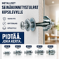 ❄️ PIKATARJOUS: 50% ALENNUS! 🔩 Metalliset seinäkiinnitystulpat kipsilevyille – Hiiliterästä – Vankka laajennus hyllyille ja seinäkiinnityksille 🛠️