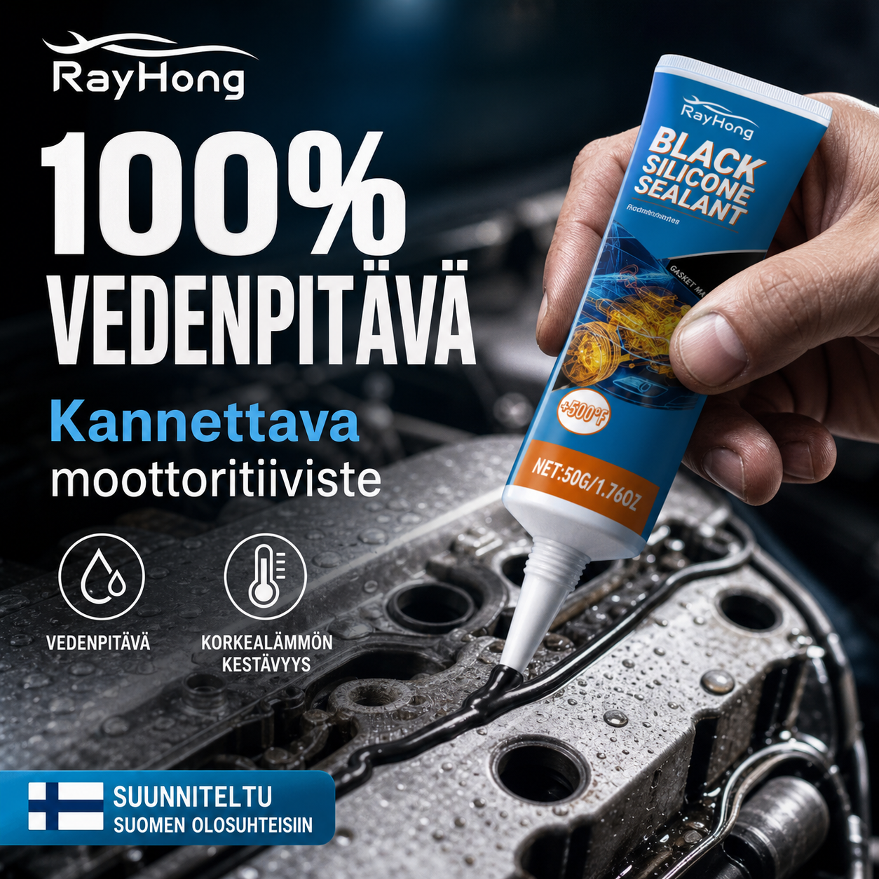 Kannettava moottoritiiviste vedenpitävä