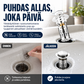 Yleiskäyttöinen ruostumattomasta teräksestä valmistettu pop-up-tyyppinen pesualtaan viemärisuodatin