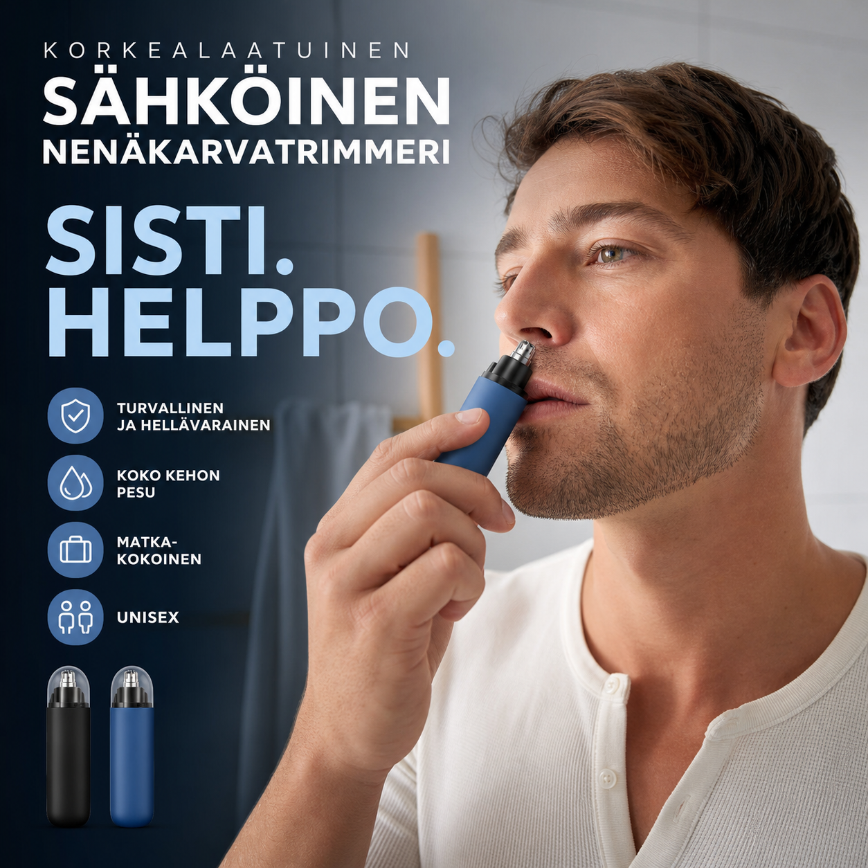 Korkealaatuinen Sähköinen Nenäkarvatrimmeri