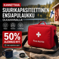 Kannettava suurikapasiteettinen ensiapulaukku olkahihnalla