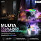⚡🎃🔥Ultraäänisumukone, jossa on 12 LED-valoa