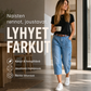 Naisten rennot, joustavat, lyhyet farkut