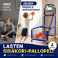 ⏰ -50% ALENNUS NYT! ⛹️ Nopea toimitus 🚚💨 Lasten sisäkori-pallopeli 4 pallolla 🏀