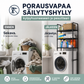 Porausvapaa säilytyshylly kylpyhuoneeseen ja pesutilaan