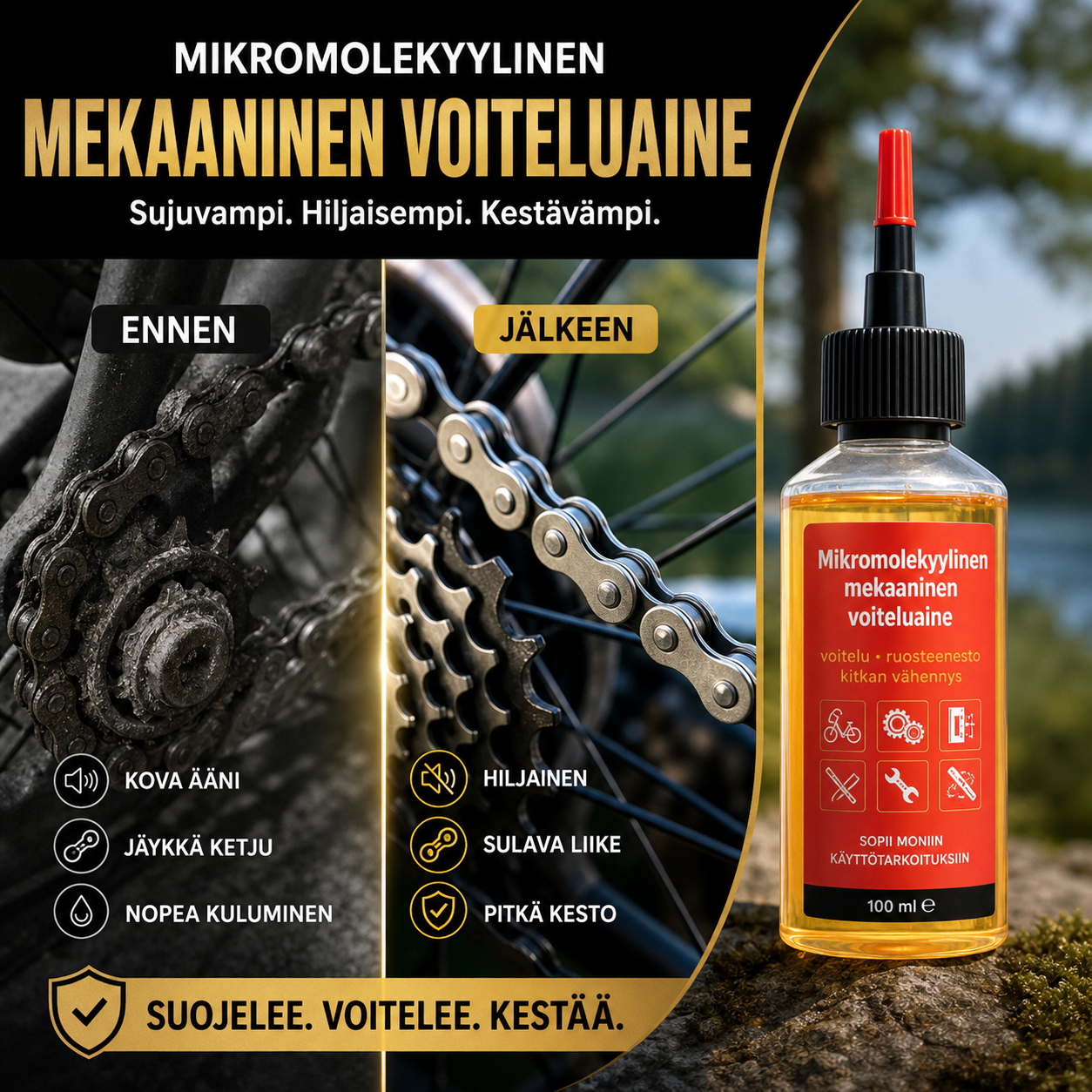 Mikromolekyylinen mekaaninen voiteluaine