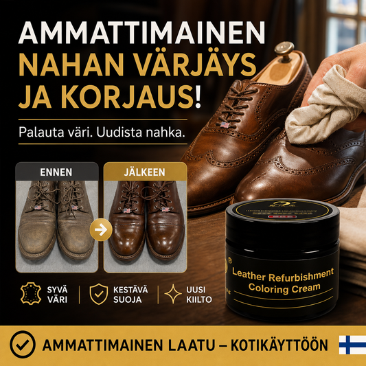 💯Ammattimainen nahan värjäys ja korjaus!