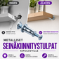 ❄️ PIKATARJOUS: 50% ALENNUS! 🔩 Metalliset seinäkiinnitystulpat kipsilevyille – Hiiliterästä – Vankka laajennus hyllyille ja seinäkiinnityksille 🛠️
