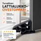 Turvallinen lattialukko-ovestoppari