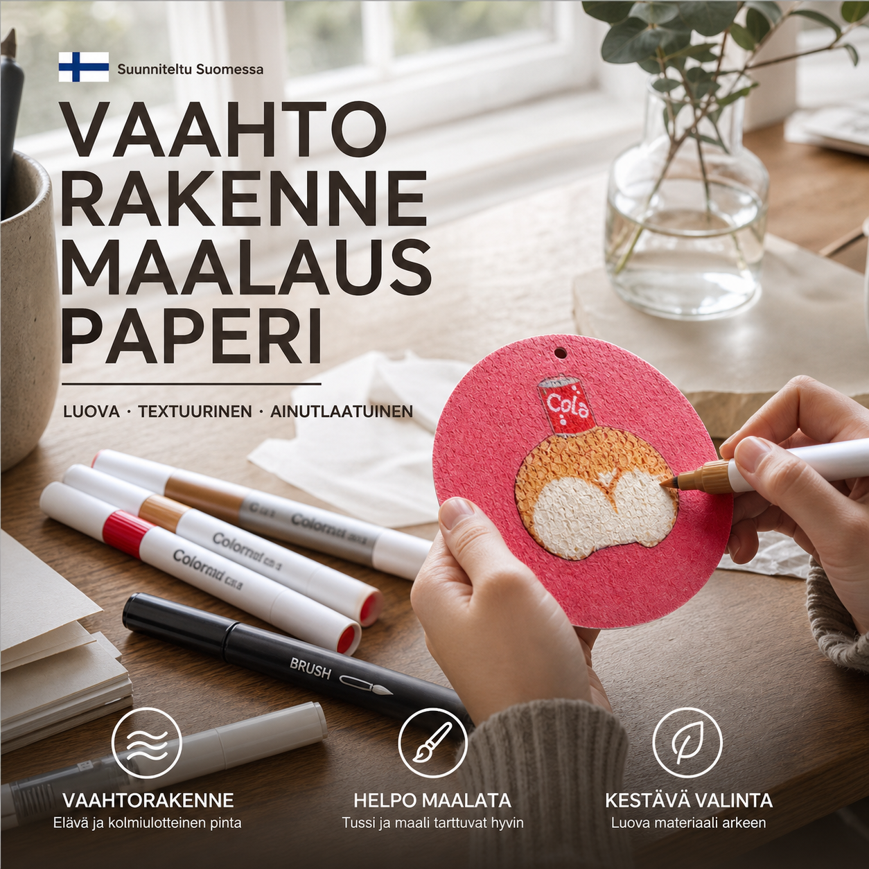 Vaahto Rakenne Maalaus Paperi