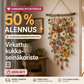 💗VIIMEINEN MYYNTIPÄIVÄ 50 % ALENNUS⚡YLI 50 000 KAPPALETTA MYYTY!!💮Virkattu kukka-seinäkoriste🖼️