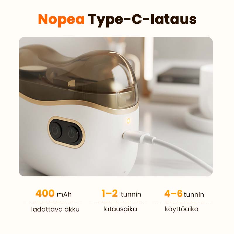 🚨 Ennennäkemättömän alhainen hinta — älä missaa! 💅 2-in-1 sähköinen kynsileikkuri & kiillotuskone