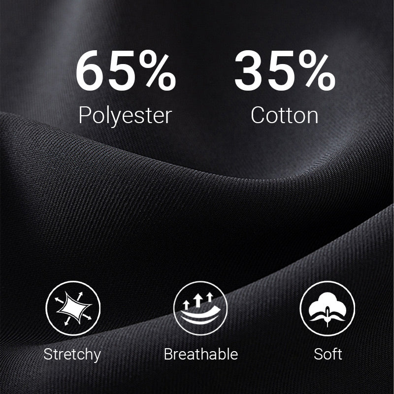 【DAY PERFECT】Pyöreäkauluksinen pitkähihainen paita ja housut, 2-osainen setti | Rypistymätön ja hengittävä | 50 %:n alennus, rajoitettu erä