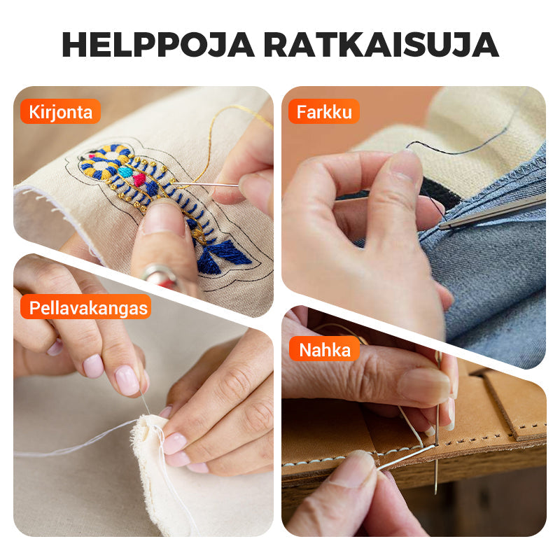 🧵37-osainen ompelutyökalusarja – kaikki mitä tarvitset luomiseen ja korjaamiseen tyylillä ✂️✨