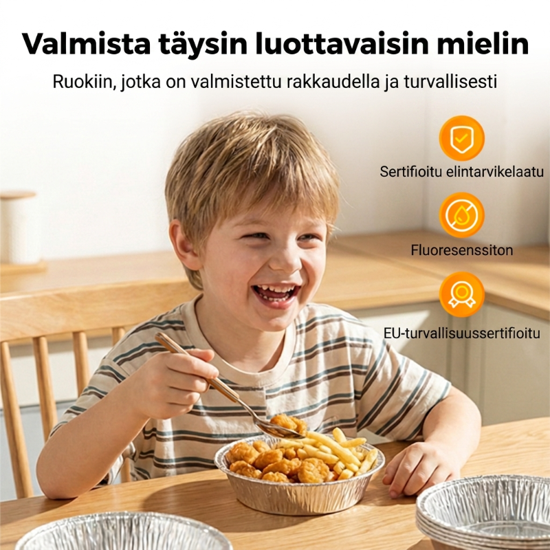 🔥Kuuma tarjous🔥Öljynkestävä alumiinifoliolla päällystetty peltilaatikko