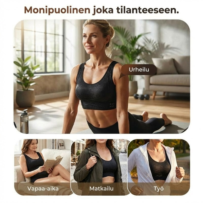 💖✨ Kaikenpäiväinen Mukavuus Täydelliseen Muotoon! Ristiselkäinen Kannattava & Muotoileva Liivi 👚⚡️