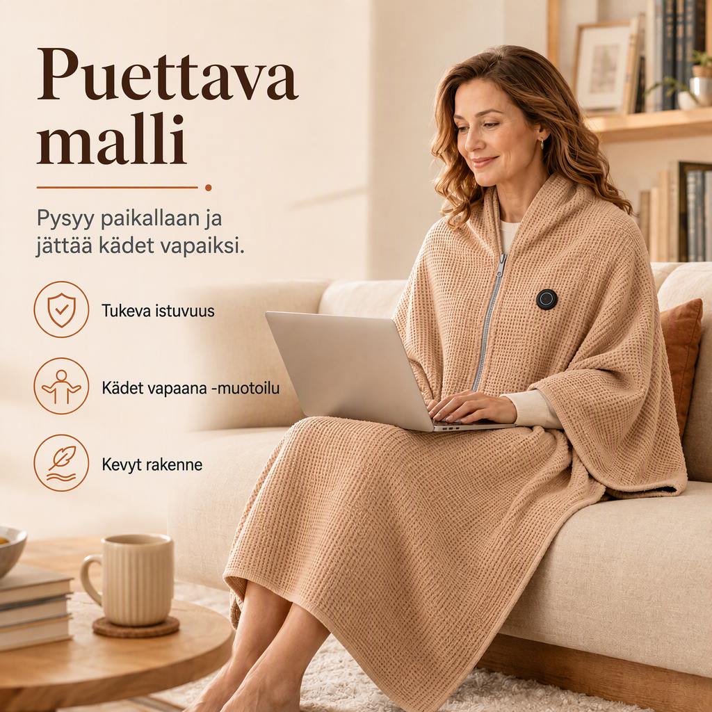 🎅 Parhaat talvilahjat 🔥 kannettava lämmitetty huivi