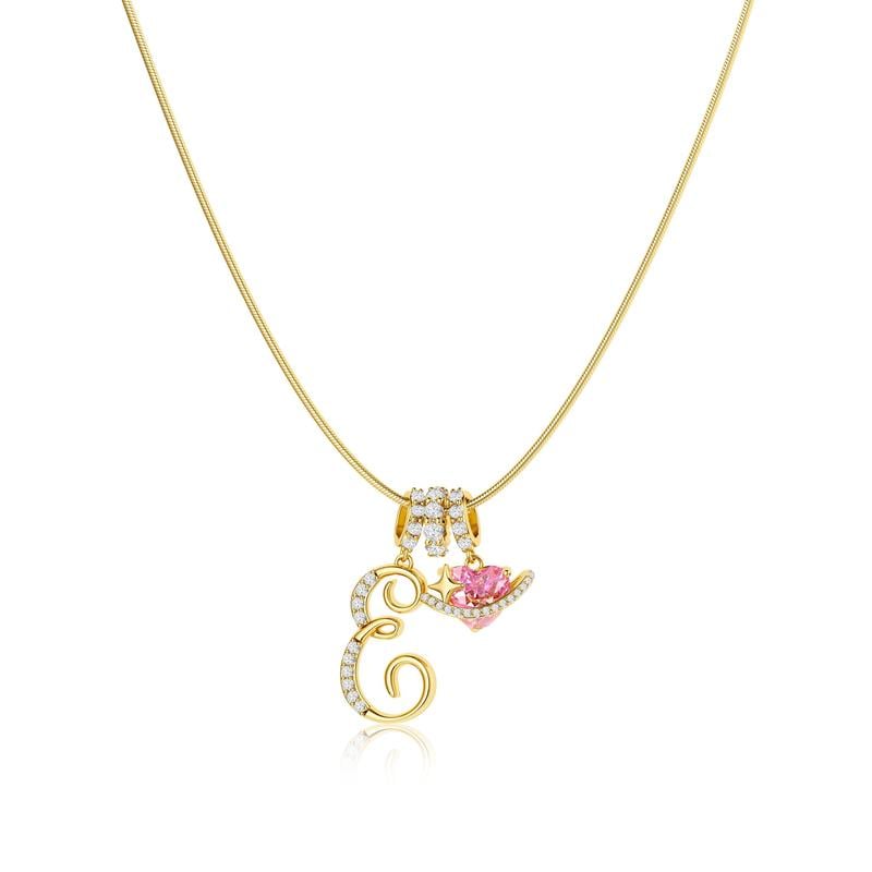 💖 VIIMEINEN PÄIVÄ – 57 % ALENNUS ✨ 3-kerroksiset riipuskorut, joissa on alkukirjaimet A–Z 🎀 | Henkilökohtaiset ja tyylikkäät