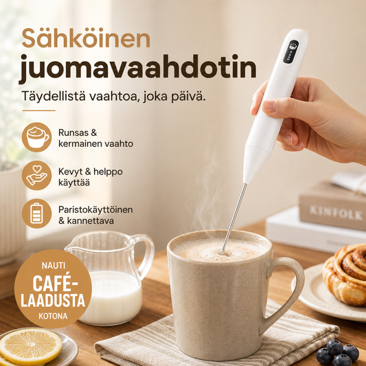 Sähköinen juomavaahdotin