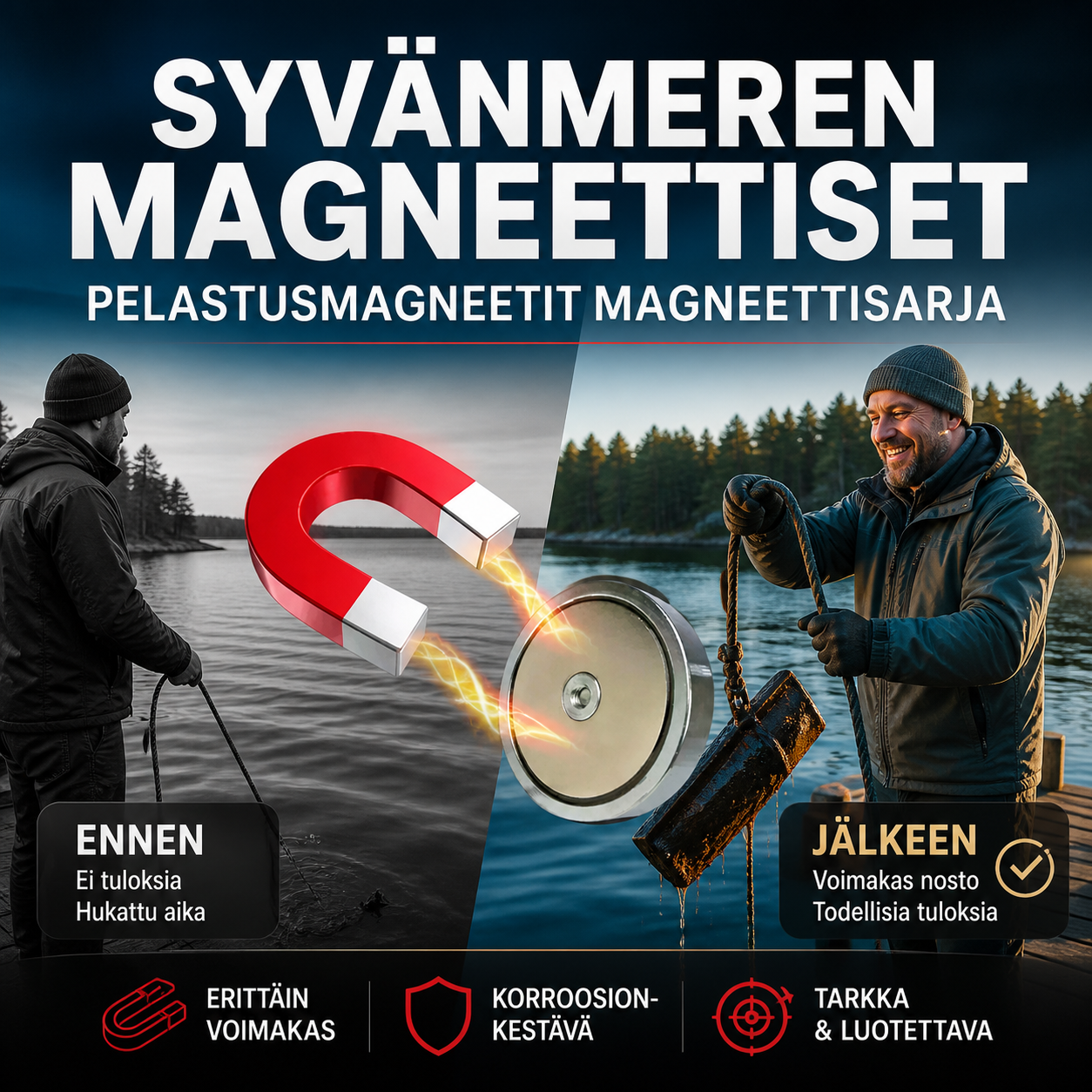 Syvänmeren Magneettiset Pelastusmagneetit Magneettisarja