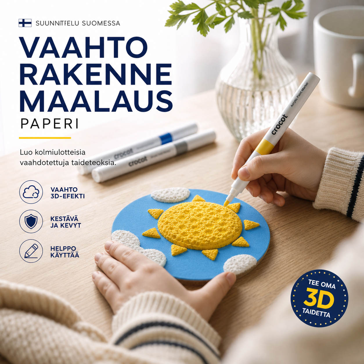 Vaahto Rakenne Maalaus Paperi