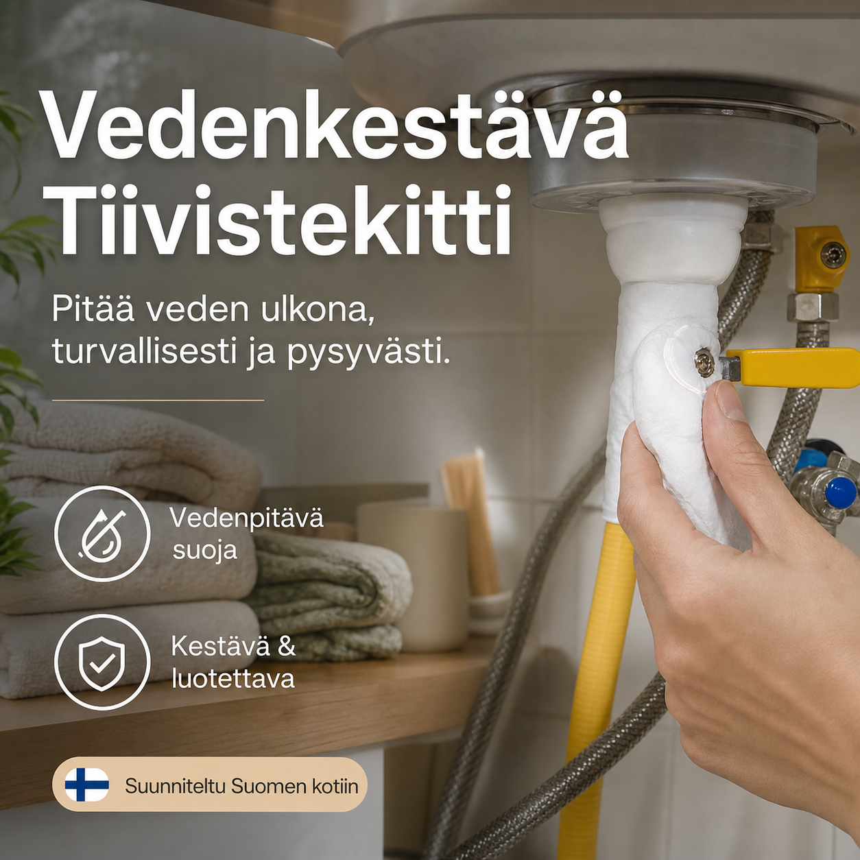 Vedenkestävä Tiivistekitti