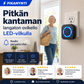 ⚡ PIKAMYNTI 📶 Pitkän kantaman langaton ovikello LED-vilkulla 🔔 Kodin perustarvike