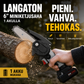 ⚡60 % alennus nyt! 🌳Langaton 6-tuumainen miniketjusaha 2 akulla🌲