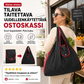 Ison tilavuuden taitettava uudelleenkäytettävä ostoskassi