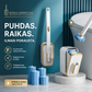 Seinälle asennettava innovatiivinen WC-harjasetti