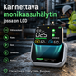 Kannettava monikaasuhälytin, jossa on LCD-näyttö ja varakäyttöakku