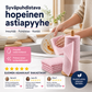 Syväpuhdistava hopeinen astiapyyhe