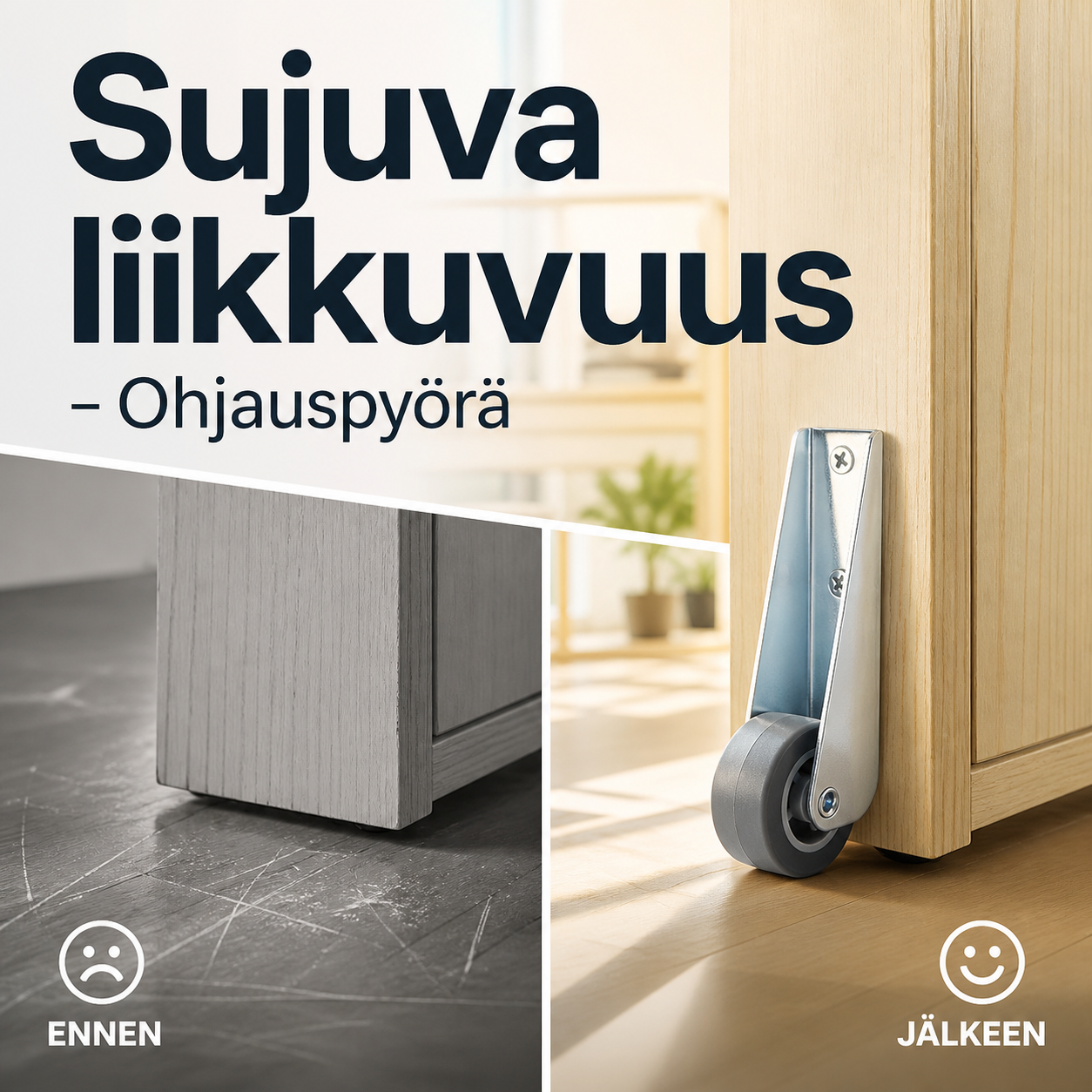 🔥Suosituin tarjous – Osta 1, saat 1 ilmaiseksi🔥Sujuva liikkuvuus – Ohjauspyörä