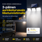 3-päinen aurinkoturvavalo liiketunnistimella
