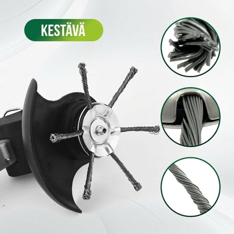 🔄  50 %:N ALENNUS NYT! ⚙️ Ruohotrimmerin vaihtopää – työkaluja vaativa pikavaihto, takertumaton rakenne ja yleinen yhteensopivuus ✂️