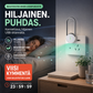 Kannettava, hiljainen USB-liitännällä varustettu negatiivisten ionien ilmanpuhdistin