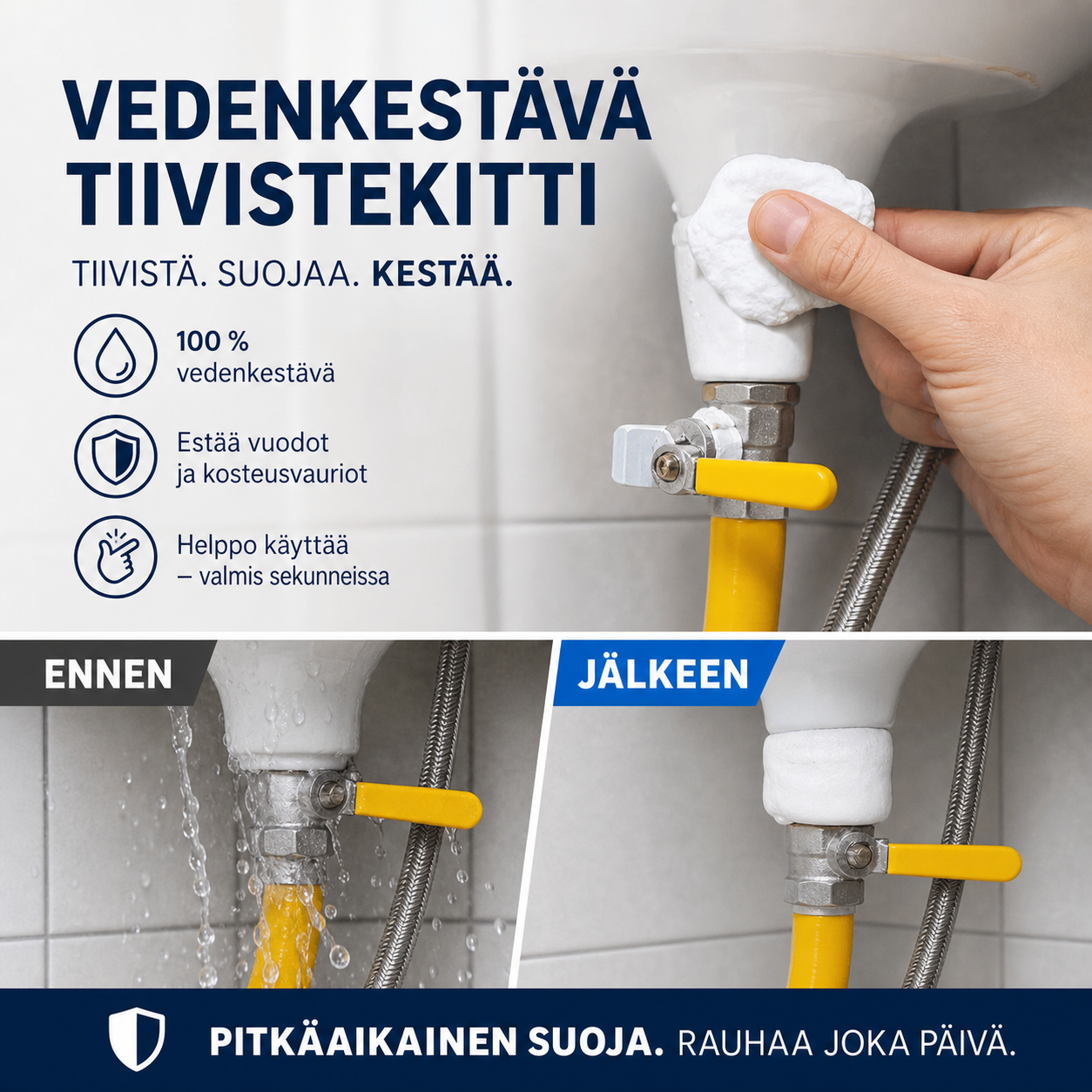 Vedenkestävä Tiivistekitti