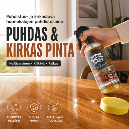 Puhdistus- ja kirkastava huonekalujen puhdistusaine