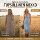 Retro-tyylinen länsimainen tupsullinen hihaton vartalonmyötäinen mekko