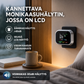 Kannettava monikaasuhälytin, jossa on LCD-näyttö ja varakäyttöakku
