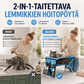 🐱 50 % ALENNUS! 🛏️ 2-in-1-taitettava lemmikkien hoitopöytä – Luistamaton pöytä ja mukava makuualusta – Ihanteellinen harjaukseen, kynsien leikkaamiseen ja päiväunille 💤