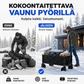 Kokoontaitettava vaunu pyörillä