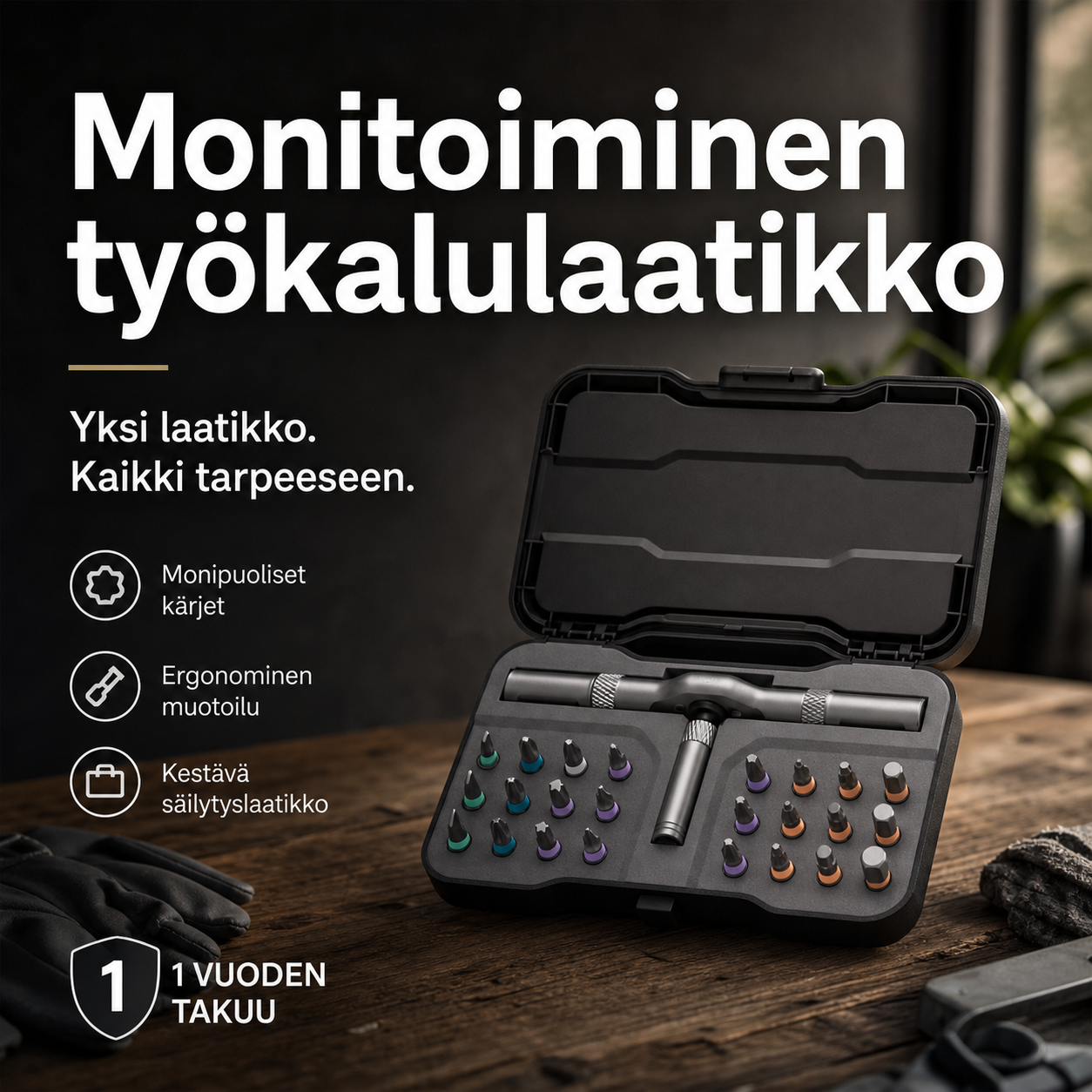 🔥 Edistäminen 50% POIS - Monitoiminen työkalulaatikko