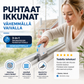 3-in-1-ikkunakiskojen puhdistustyökalu, jossa on hankaustyyny