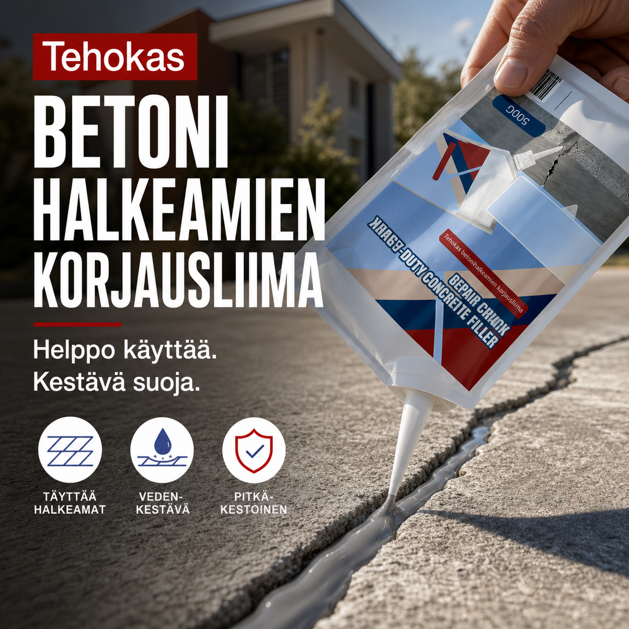 🔥 Tehokas Betonihalkeamien Korjausliima