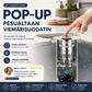 Yleiskäyttöinen ruostumattomasta teräksestä valmistettu pop-up-tyyppinen pesualtaan viemärisuodatin