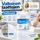 Valkoinen laattojen kunnostusmaali siveltimellä