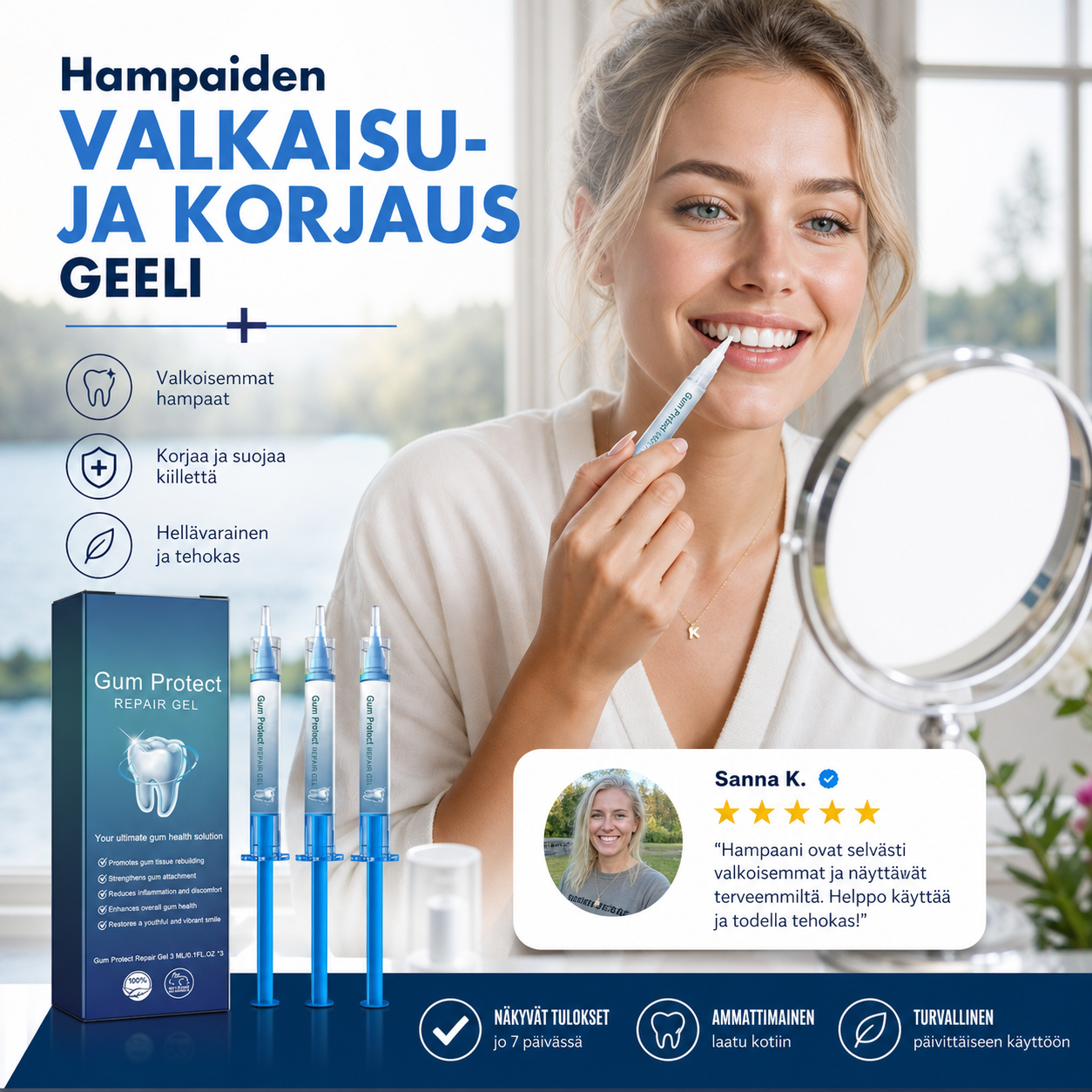 📢📢50 %:n alennus!!⏰ Hampaiden valkaisu- ja korjausgeeli 🦷